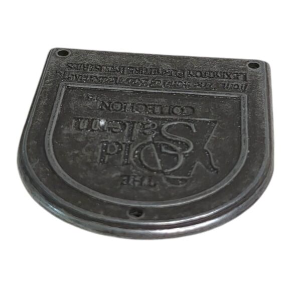 Lexington The Old Salem Collection Logo Nameplate Plaque Badge Emblem 2" x 1.75" - Picture 4 of 6